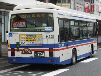 川崎病院線の代走　臨港バス
