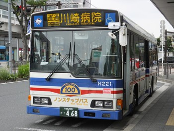 川崎病院線の代走　臨港バス