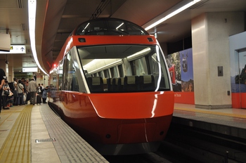 小田急ロマンスカー　ＧＳＥ乗車