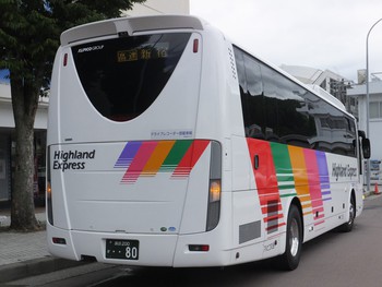 諏訪・岡谷線　中央高速バス８月８日②