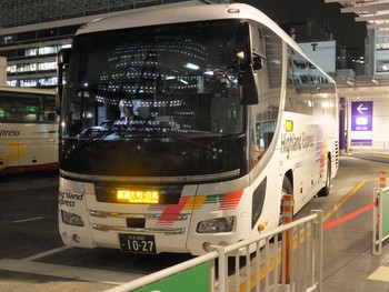 １１月５日　バスタ新宿にて②　アルピコ交通まとめて