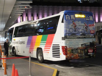 １１月５日　バスタ新宿にて②　アルピコ交通まとめて