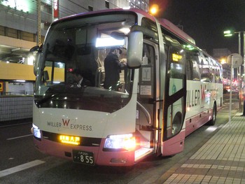 八戸行き　WILLER EXPRESS　１２月３日