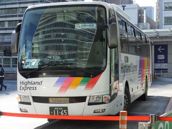 １月２２日　バスタ新宿にて　アルピコ交通