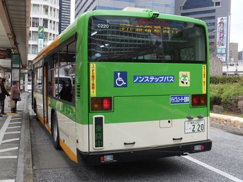 【続報】都営バス　新型エルガ運行開始　Ｃ代車⑤