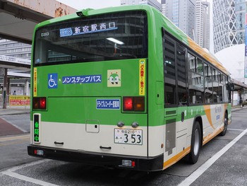 【続報】都営バス　新型エルガ運行開始　Ｄ代車⑤