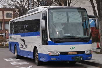 【定点観察】今日の諏訪・岡谷線　中央高速バス１２月７日