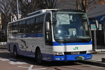 【定点観察】今日の諏訪・岡谷線　中央高速バス１２月８日