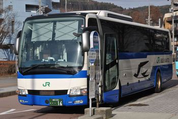 【定点観察】諏訪・岡谷線　中央高速バス１２月１５日