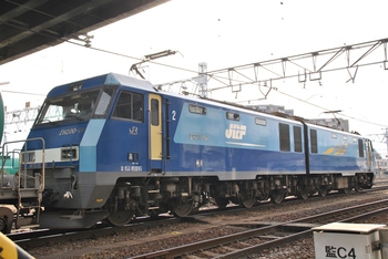 南松本駅にて貨物列車を撮る　１２月２２日
