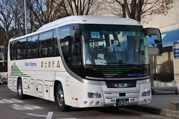 【定点観察】今日の諏訪・岡谷線　中央高速バス１２月２４日
