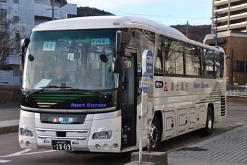 【定点観察】今日の諏訪・岡谷線　中央高速バス１２月２４日