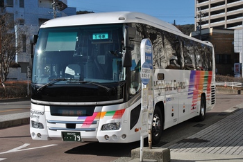 【定点観察】今日の諏訪・岡谷線　中央高速バス１２月２５日