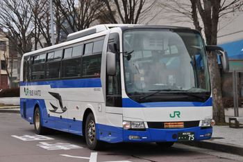 【定点観察】諏訪・岡谷線　中央高速バス１月１２日