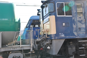 南松本駅にて貨物列車を撮る　１月２０日