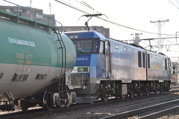 南松本駅にて貨物列車を撮る　２月２日