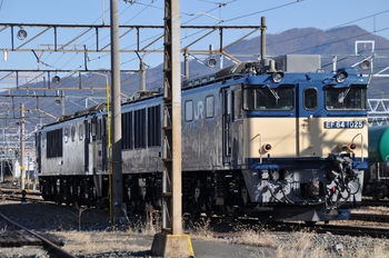 南松本駅にて貨物列車を撮る　２月２日