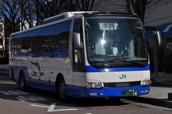 【定点観察】今日の諏訪・岡谷線　中央高速バス２月１７日