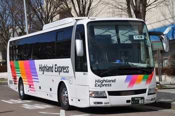 【定点観察】今日の諏訪・岡谷線　中央高速バス２月１９日