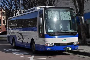 【定点観察】今日の諏訪・岡谷線　中央高速バス２月２３日