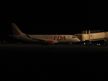 ＦＤＡ機　信州まつもと空港　夜間ステイ