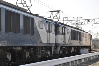 南松本駅にて貨物列車を撮る　３月９日