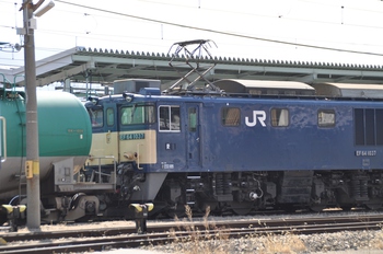 南松本駅にて貨物列車を撮る　３月２３日