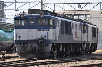 南松本駅にて貨物列車を撮る　４月６日