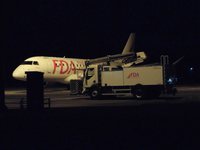 ＦＤＡ機　信州まつもと空港　ナイトステイ　１２月１９日
