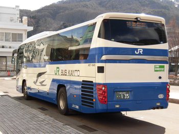 【定点観察】諏訪・岡谷線　中央高速バス１月２９日①