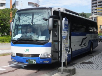 【定点観察】今日の諏訪・岡谷線　中央高速バス８月７日①