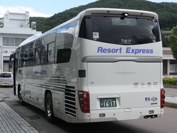 【定点観察】諏訪・岡谷線　中央高速バス８月７日⑤