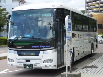 【定点観察】諏訪・岡谷線　中央高速バス８月７日⑤