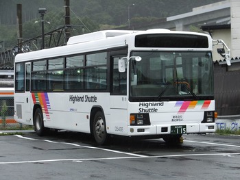 アルピコ交通　茅野営業所のいすゞエルガ