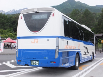 ＪＲ東海バスのエアロエース　H74-2205号車