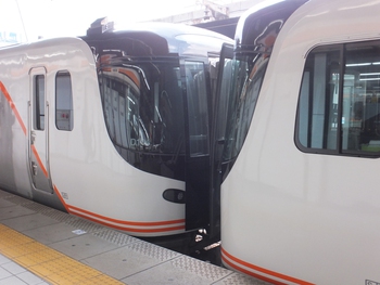 ８両編成で運転された　ひだ９号　2023．7．29