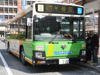 【続報】都営バス　新型エルガ運行開始　Ｃ代車②