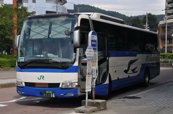 【定点観察】今日の諏訪・岡谷線　中央高速バス８月１７日