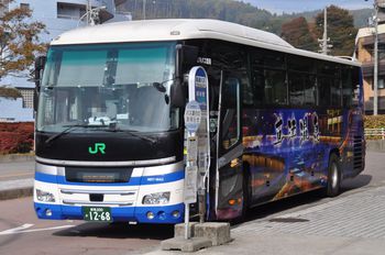【定点観察】諏訪・岡谷線　中央高速バス１１月２日