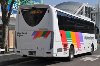 【定点観察】今日の諏訪・岡谷線　中央高速バス３月７日