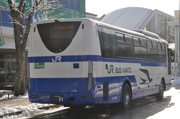 【定点観察】今日の諏訪・岡谷線　中央高速バス１月１３日①