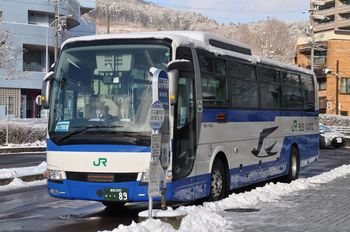 【定点観察】今日の諏訪・岡谷線　中央高速バス１月１３日①
