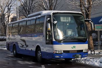 【定点観察】今日の諏訪・岡谷線　中央高速バス１月１３日①