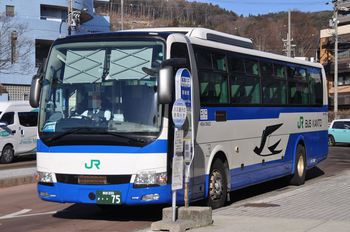 【定点観察】今日の諏訪・岡谷線　中央高速バス２月１０日
