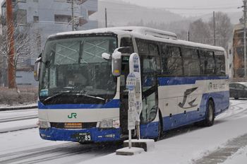 【定点観察】今日の諏訪・岡谷線　中央高速バス２月１７日