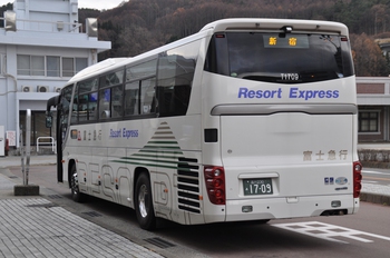 【定点観察】今日の諏訪・岡谷線　中央高速バス１１月３０日