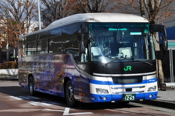 【定点観察】今日の諏訪・岡谷線　中央高速バス１２月１日