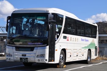 【定点観察】諏訪・岡谷線　中央高速バス１２月１日③