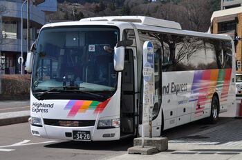 【定点観察】諏訪・岡谷線　中央高速バス３月１９日①