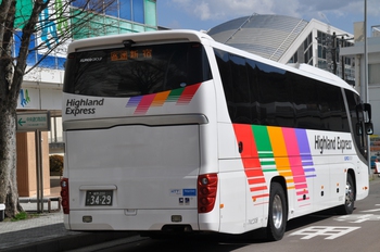 【定点観察】諏訪・岡谷線　中央高速バス３月２９日②